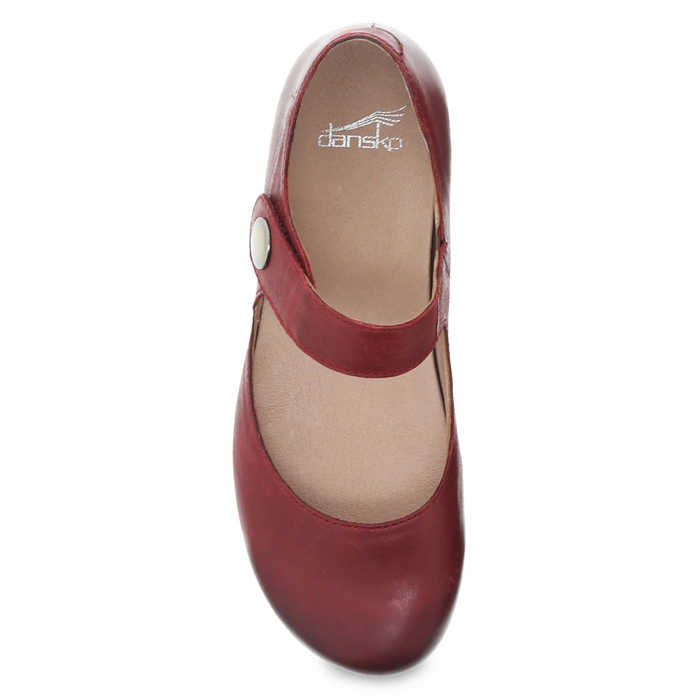 Dansko Beatrice Mary Jane Red Leather (Women's) 5 Dansko Beatrice Mary Jane Red Leather (Women's) - Image 3