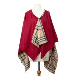 RAINRAPS RainRap Hooded Jester Red & Plaid (Women's) 10 RAINRAPS RainRap Hooded Jester Red & Plaid (Women's) -Marlou Shoes Sales Shop RedPlaid 2