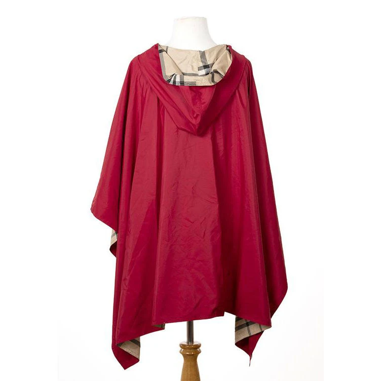 RAINRAPS RainRap Hooded Jester Red & Plaid (Women's) 6 RAINRAPS RainRap Hooded Jester Red & Plaid (Women's) - Image 4