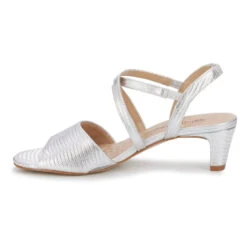 Walking Cradles Liza Heel Silver Lizard Print Leather (Women's) -Marlou Shoes Sales Shop Sil 4 3a6a17aa 457f 4720 a848 a40d01de3cf3