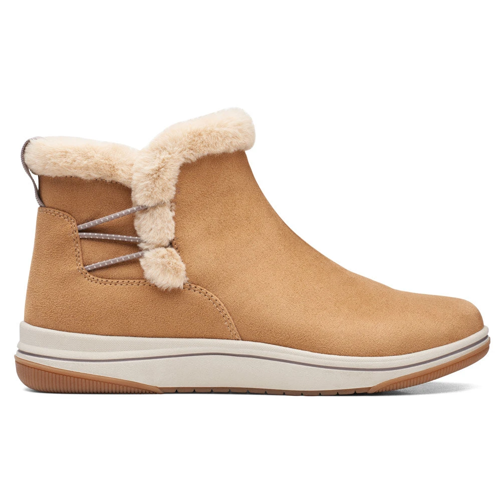 Clarks Breeze Fur Bootie Tan (Women's) 4 Clarks Breeze Fur Bootie Tan (Women's) - Image 2