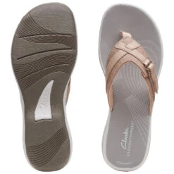 Clarks Breeze Sea Sandal Taupe (Women's) -Marlou Shoes Sales Shop Tau 7