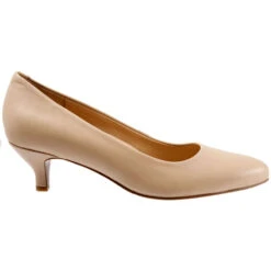 Trotters Kiera Heel Nude Leather (Women's) 9 Trotters Kiera Heel Nude Leather (Women's) -Marlou Shoes Sales Shop Trot.Kie .3