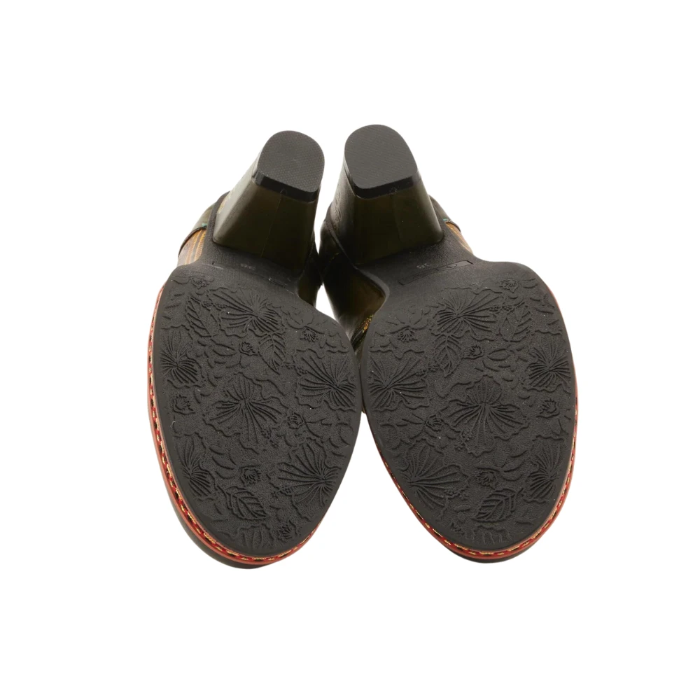 L`Artiste By Spring Step Zami Olive Leather Shoes (Women's) 6 L`Artiste By Spring Step Zami Olive Leather Shoes (Women's) - Image 4