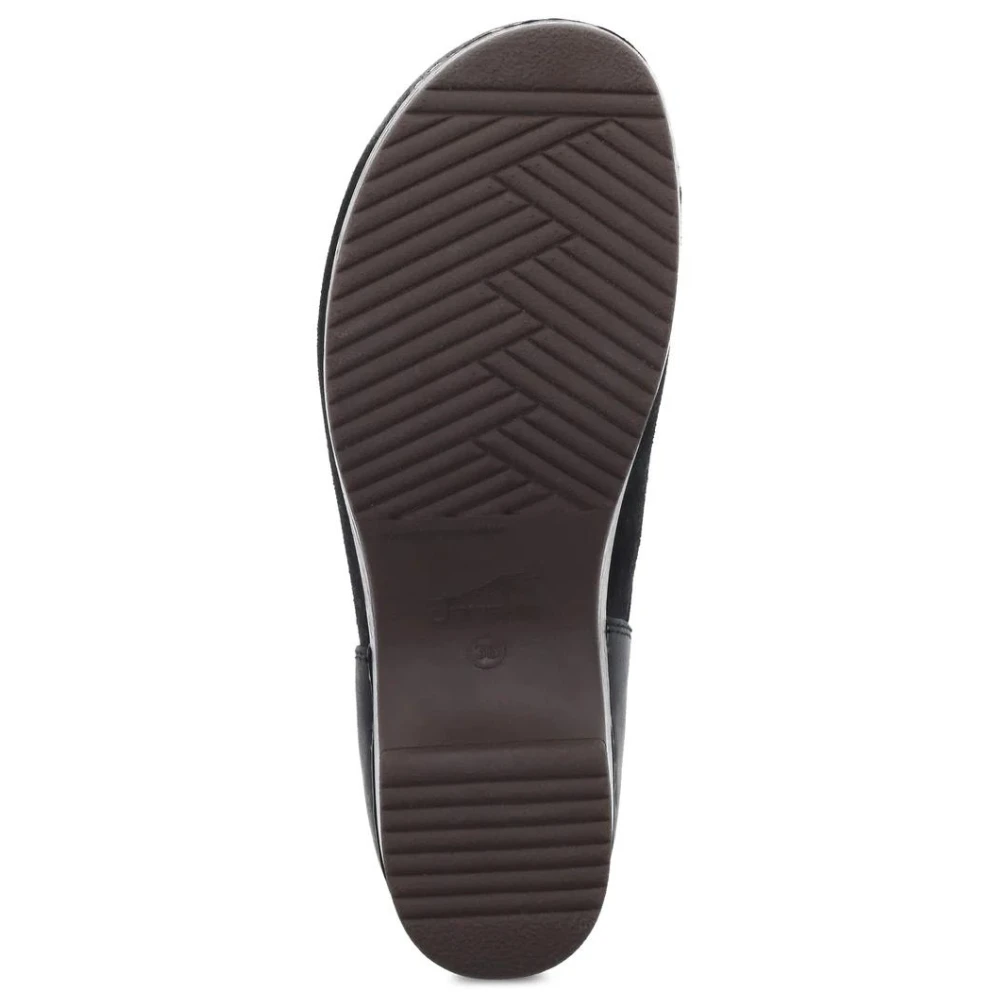 Dansko Brenna Black Burnished Suede Clog (Women's) 6 Dansko Brenna Black Burnished Suede Clog (Women's) - Image 4