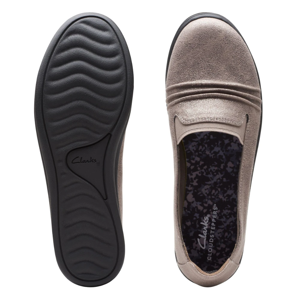 Clarks Breeze Sol Taupe Metal Slip-On (Women's) 9 Clarks Breeze Sol Taupe Metal Slip-On (Women's) - Image 7