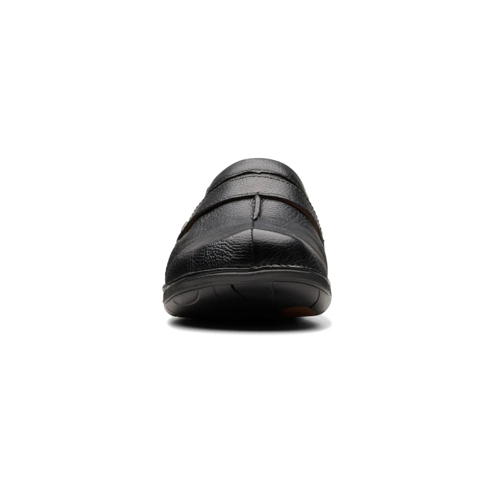 Clarks Un Loop Ease Black Leather Mule (Women's) 7 Clarks Un Loop Ease Black Leather Mule (Women's) - Image 5