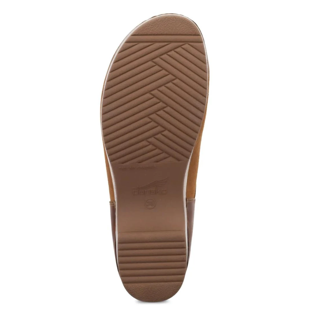 Dansko Brenna Tan Burnished Suede Clog (Women's) 6 Dansko Brenna Tan Burnished Suede Clog (Women's) - Image 4