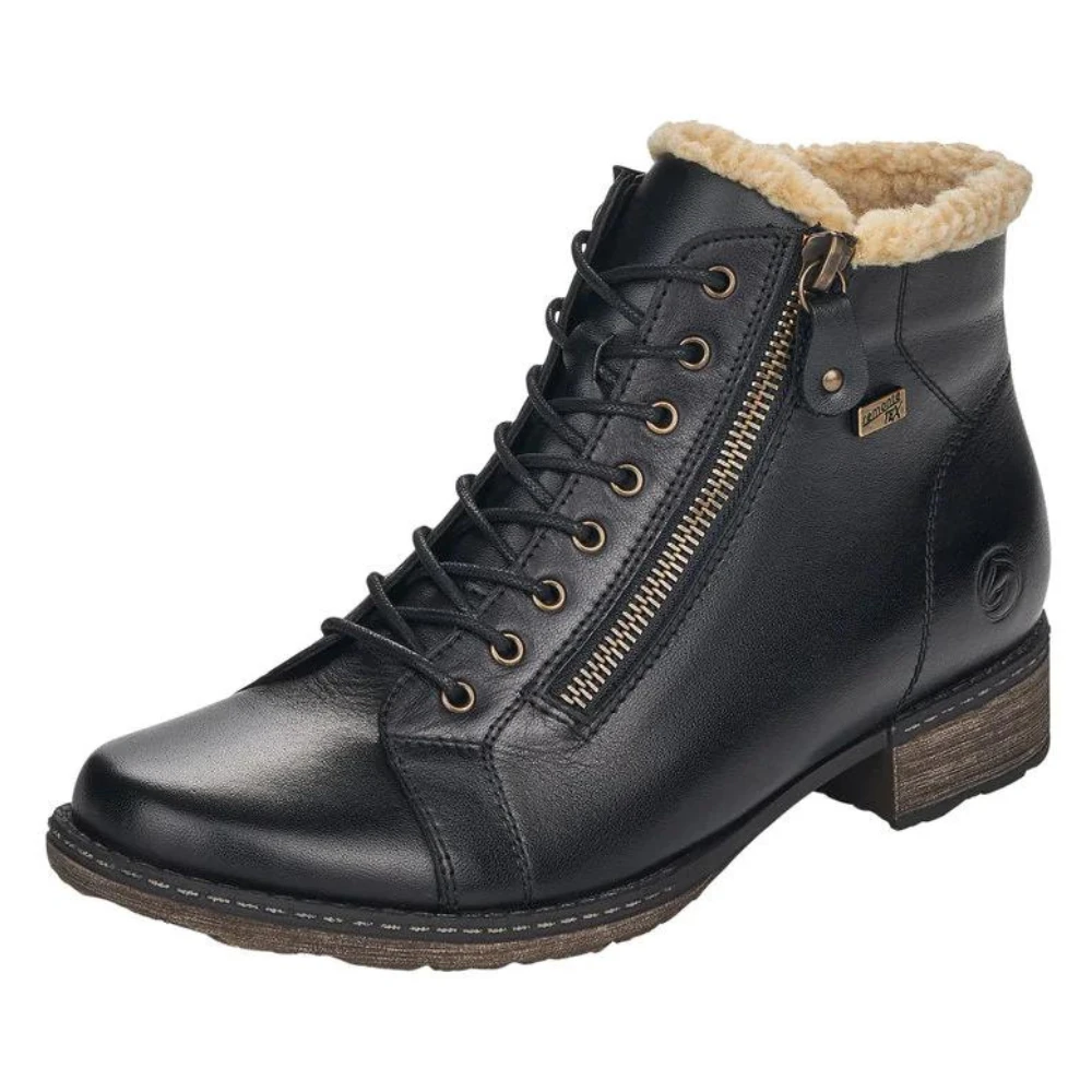 Remonte D4372 Chandra 72 Black/Beige Bootie (Women's) 3 Remonte D4372 Chandra 72 Black/Beige Bootie (Women's)