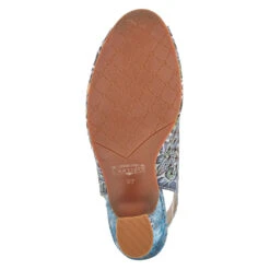 L'Artiste By Spring Step Arautre Slingback Navy Multi Leather (Women's) -Marlou Shoes Sales Shop arom 4