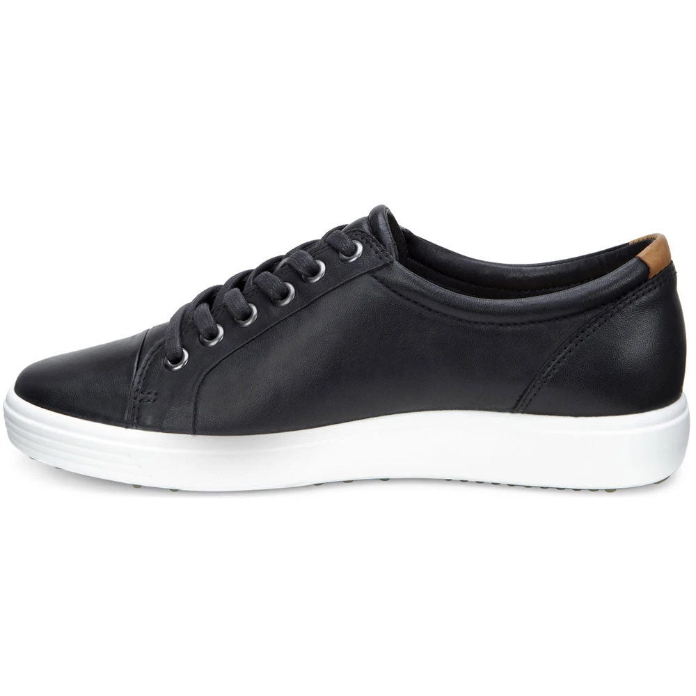 Ecco Soft 7 Black Leather Sneaker (Women's) 4 Ecco Soft 7 Black Leather Sneaker (Women's) - Image 2