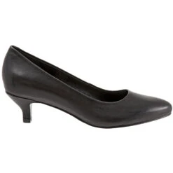 Trotters Kiera Heel Black Leather (Women's) -Marlou Shoes Sales Shop black 3 0c4f7285 ea4b 4640 aa7e 5eb8c0cb2f91