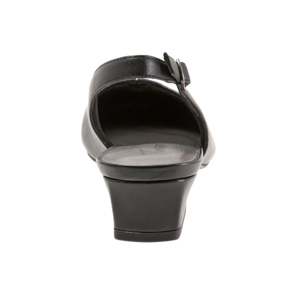 Trotters Dea Heel Black Leather/Patent Combi (Women's) 7 Trotters Dea Heel Black Leather/Patent Combi (Women's) - Image 5