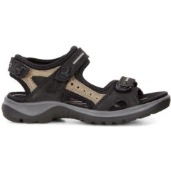 Ecco Yucatan Sandal Black/Mole/Black (Women's) -Marlou Shoes Sales Shop black mole 3