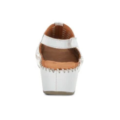 Spring Step Bohemianish Sandal White Leather (Women's) -Marlou Shoes Sales Shop bohe 3
