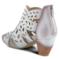 L'Artiste By Spring Step Icon Shootie Off White Leather (Women's) -Marlou Shoes Sales Shop iconw 6