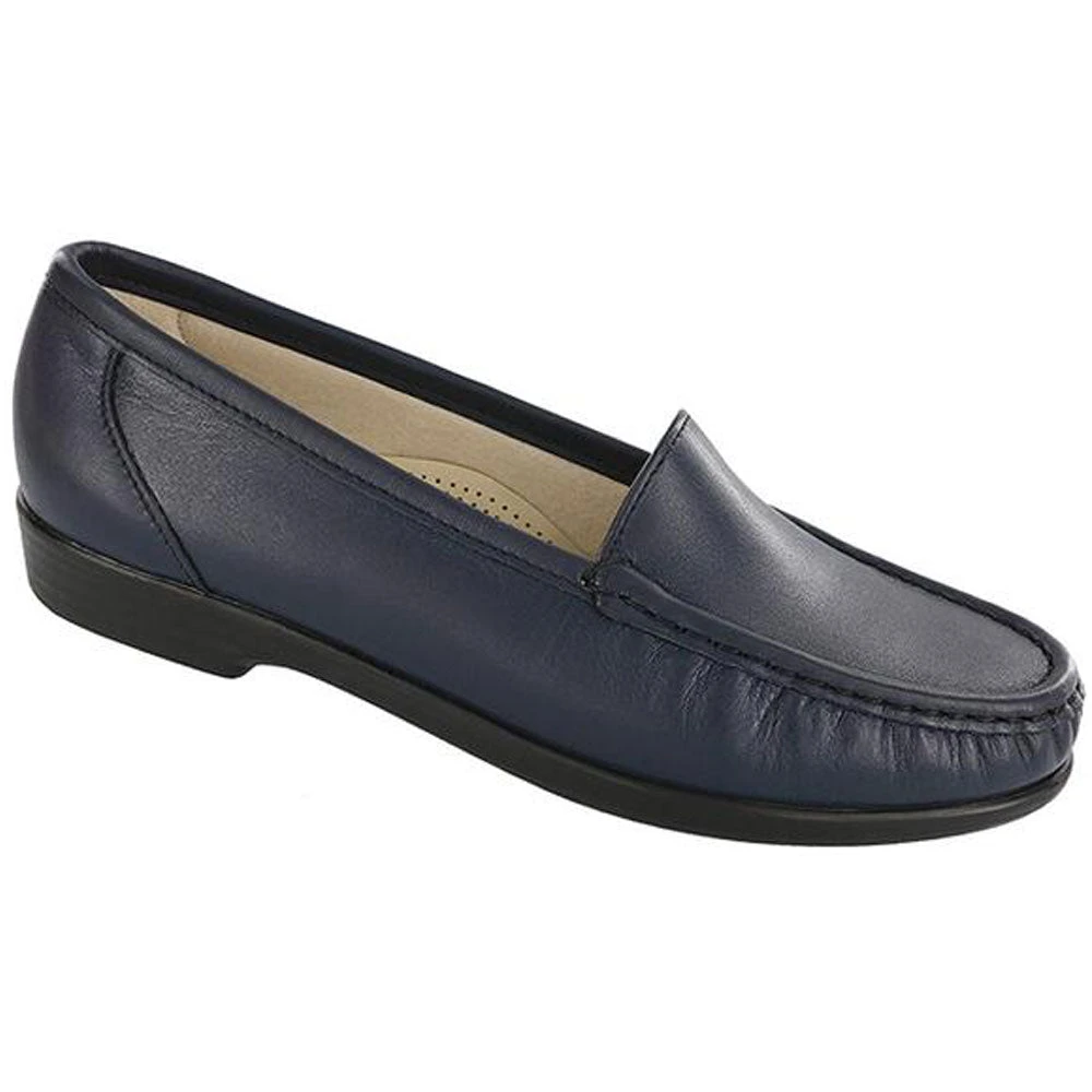 SAS Simplify Loafer Navy Leather (Women's) 3 SAS Simplify Loafer Navy Leather (Women's)
