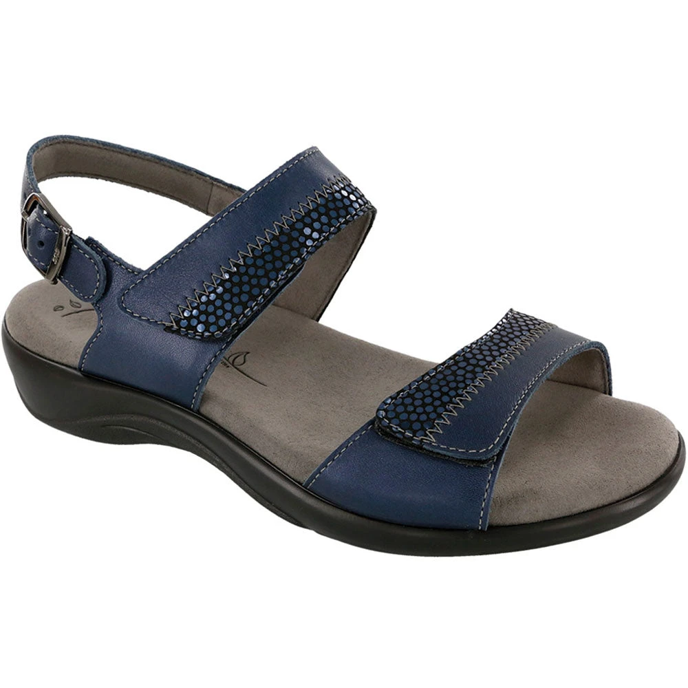 SAS Nudu Sandal Navy Leather (Women's) 3 SAS Nudu Sandal Navy Leather (Women's)