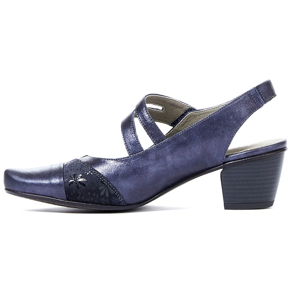 Dorking Triana 6730 Heel Navy Leather/Suede Combo (Women's) 4 Dorking Triana 6730 Heel Navy Leather/Suede Combo (Women's) - Image 2