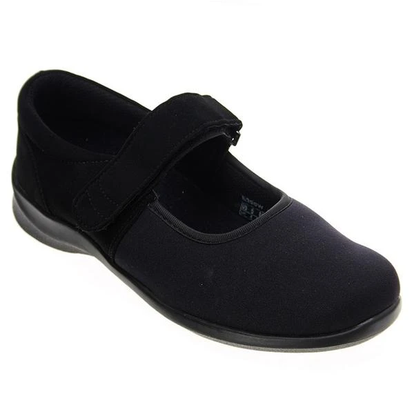 Aetrex Helen Stretch Mary Jane Black Stretchable Spandex (Women's) 3 Aetrex Helen Stretch Mary Jane Black Stretchable Spandex (Women's)