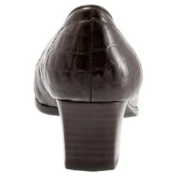 Trotters Gloria Dark Brown Croc (Women's) -Marlou Shoes Sales Shop pic3 48388ffe e300 4160 8a6b 147464cf99d3