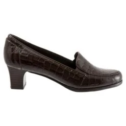 Trotters Gloria Dark Brown Croc (Women's) -Marlou Shoes Sales Shop pic4 7a9206e0 bc94 479a 949c b140cb78f953