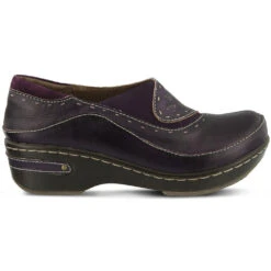 Spring Step Burbank Purple Leather (Women's) -Marlou Shoes Sales Shop purple 3 6d7b4959 f7a5 49b6 a322 f998b4eb458f