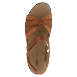 SAS Pier Sandal Sepia Tan Leather (Women's) -Marlou Shoes Sales Shop sepia 6