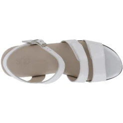 SAS Savanna Sandal White Lizard Leather (Women's) -Marlou Shoes Sales Shop white 6 50251ca2 2044 4979 9d47 1b5add27277b